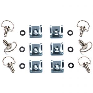 Dzus Fairing D Ring Quick Release 17mm Stud - Pack of 6