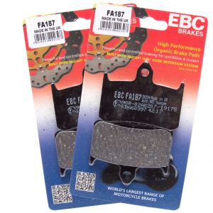 EBC FA187 Replacement Organic Full Front Brake Pad Set