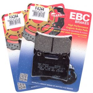 EBC FA244 Replacement Organic Full Front Brake Pad Set