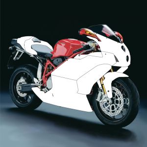 Ducati 999 03 - 04 ABS Fairing Kit - Unpainted