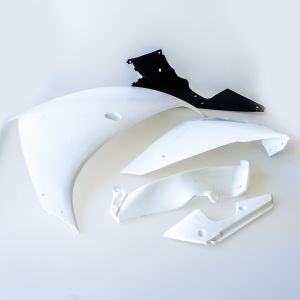 Yamaha YZF-R1 2009-2012 Right Side Fairing Kit (5 Pieces) - Unpainted
