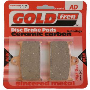 Goldfren AD017 Ceramic Carbon Brake Pads Replace VD343,FA145,FA236,FDB557,SBS624