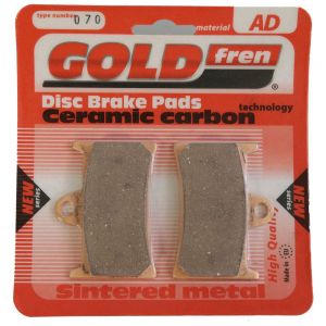 Goldfren AD070 Ceramic Carbon Brake Pads Replace FA168,FA252,FA380,VD9002