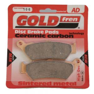 Goldfren AD106 Ceramic Carbon Brake Pads Replace FA209,FDB2006,SBS674,VD958