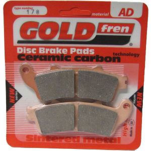 Goldfren AD178 Ceramic Carbon Brake Pads Replace VD165,FA261,SBS721,SBS722