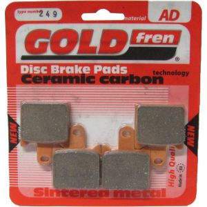 Goldfren AD249 Ceramic Carbon Brake Pads Replace FA417/4,VD354,SBS838,DP694
