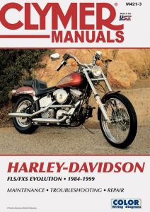 Harley-Davidson FLS-FXS Evolution, Evo Softail, Fat Boy (1984-1999) Service Repa
