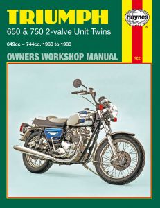 Triumph 650 & 750 2-valve Unit Twins (63 - 83) Haynes Repair Manual