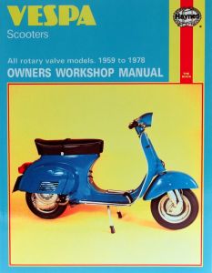 Vespa Scooters (59 - 78) Haynes Repair Manual