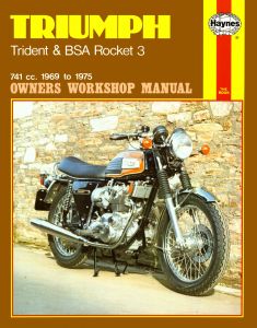 Triumph Trident & BSA Rocket 3 (69 - 75) Haynes Repair Manual