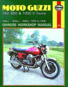 Moto Guzzi 750, 850 & 1000 V-Twins (74 - 78) Haynes Repair Manual