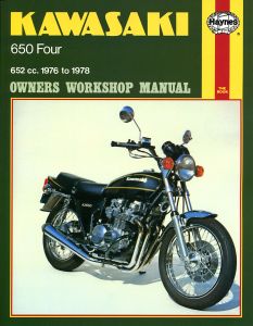 Kawasaki 650 Four (76 - 78) Haynes Repair Manual