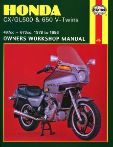 Honda CX/GL500 & 650 V-Twins (78 - 86) Haynes Repair Manual