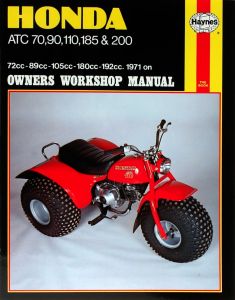 Honda ATC70, 90, 110, 185 & 200 (71 - 85) Haynes Repair Manual