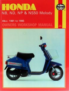 Honda NB, ND, NP & NS50 Melody (81 - 85) Haynes Repair Manual