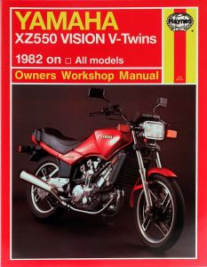 Yamaha XZ550 Vision V-Twins (82 - 85) Haynes Repair Manual