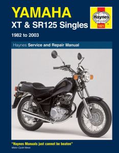 Yamaha XT & SR125 (82 - 03) Haynes Repair Manual