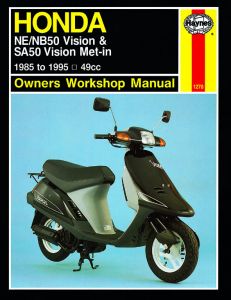 Honda NE/NB50 Vision & SA50 Vision Met-in (85 - 95) Haynes Repair Manual