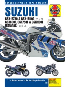 Suzuki GSX-R750 & GSX-R1100 (86-92), GSX600F & GSX1100F Katanas (88-96), GSX750F