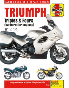 Triumph Triples & Fours (carburettor engines) (91 - 04) Haynes Repair Manual