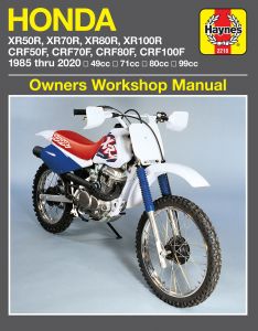 Honda XR50/70/80/100R & CRF50/70/80/100F (85 - 20) Haynes Repair Manual
