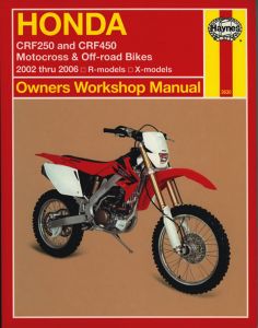 Honda CRF250 & CRF450 (02 - 06) Haynes Repair Manual