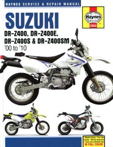 Suzuki DR-Z400/Z400E/Z400S/Z400SM (00 - 10) Haynes Repair Manual