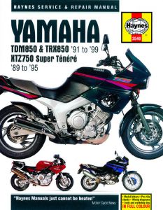 Yamaha TDM850, TRX850 & XTZ750 (89 - 99) Haynes Repair Manual