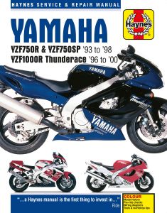 Yamaha YZF750R & YZF1000R Thunderace (93 - 00) Haynes Repair Manual