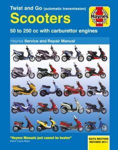 Twist & Go (automatic) 50 - 250cc Scooters Haynes Repair Manual