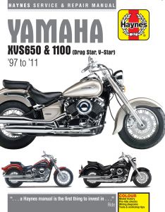Yamaha XVS650 & 1100 Drag Star/V-Star (97 - 11) Haynes Repair Manual