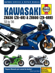 Kawasaki ZX-6R (03 - 06), ZX600M (ZX-6RR) 599cc 2004, ZX600N (ZX-6RR) 599cc 05 -