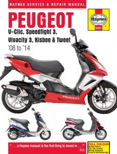 Peugeot V-Clic, Speedfight 3, Vivacity 3, Kisbee & Tweet (08 - 14) Haynes Repair