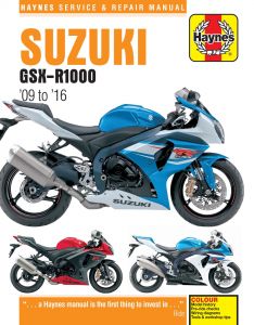 Suzuki GSX-R1000 (09 - 16) Haynes Repair Manual