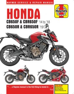 Honda CB650F & CBR650F, CB650R & CBR650R (14 - 19) Haynes Repair Manual