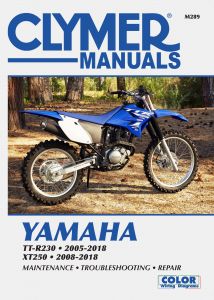 Yamaha TT-R30 and XT250 (2005 - 2018) Clymer Repair Manual