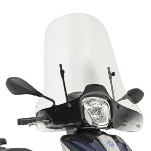 Kappa Transparent Scooter Screen 46cm + Fitting Kit - Piaggio Medley 125/150 16-19