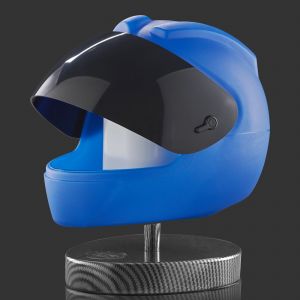Lid Lamp, Desktop Motorcycle Helmet LED Lamp  - Blue