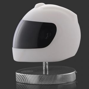 Lid Lamp, Desktop Motorcycle Helmet LED Lamp - White