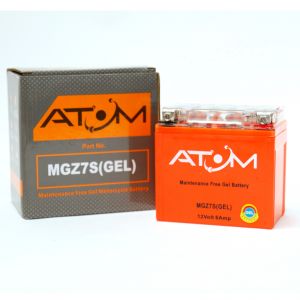 YTZ7S - Atom Gel Motorcycle Battery 12V 6Ah