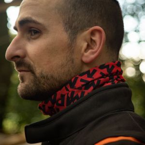MPW Red and Black Motorcycle Neck Warmer