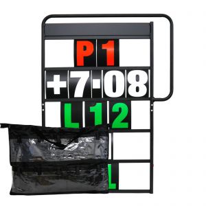 MPW Race Dept 100cm x 65cm 5 Row Pit Board with Numbers & Carry Bag