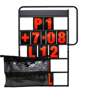 MPW Race Dept 100cm x 65cm Complete 5 Row Pit Board Kit - Red