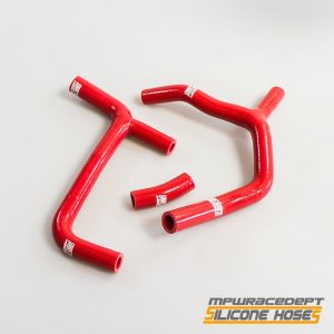Honda CRF450 2009-2012 MPW Race Dept 3 Piece Silicone Hose Kit Red - Race Fit