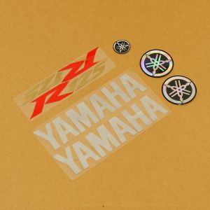 Silver/Red/Gold 7 Piece Sticker Set Yamaha - YZF-R125 08-17