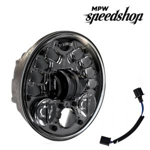 Universal Custom Harley LED 5.75" Headlight - Clear Lens