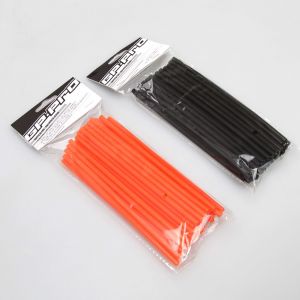 GP Pro Supermoto Spoke Coats - Orange-Black 21CM Twin Pack