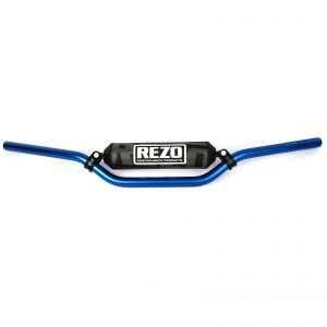 REZO Universal 22mm 7/8" Motorcycle Motorbike Aluminium Braced Handlebar - Blue