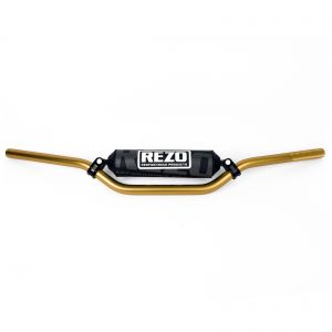 REZO Universal 22mm 7/8" Motorcycle Motorbike Aluminium Braced Handlebar - Gold