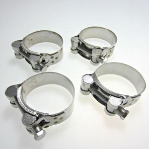 Stainless Steel Exhaust Clamp 52-55mm x4